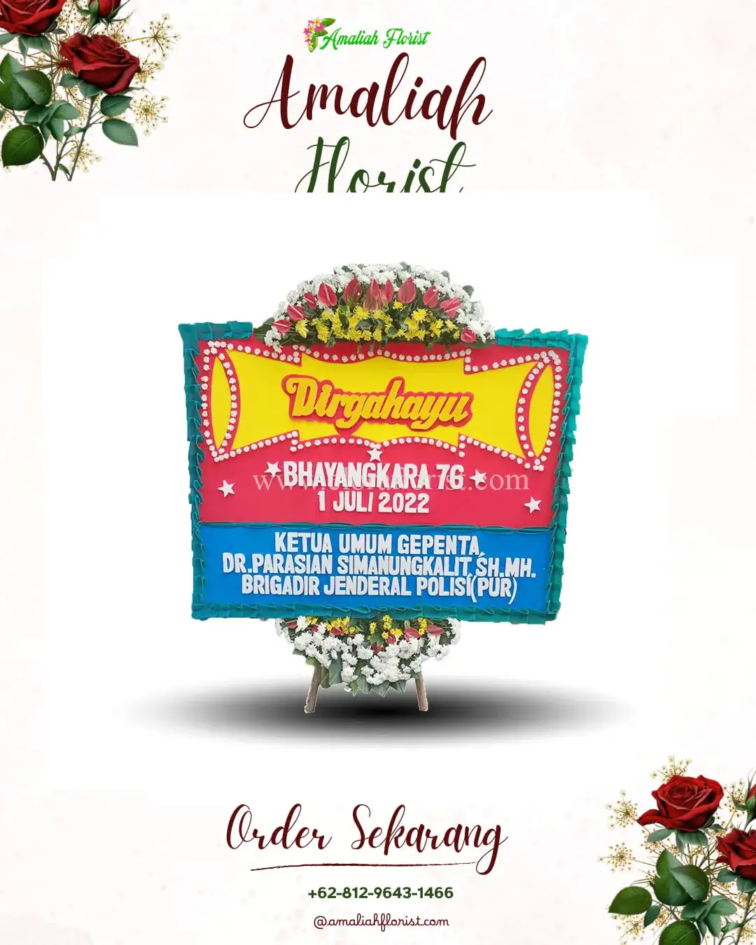 Papan Bunga HUT Ulang Tahun Angkola Barat